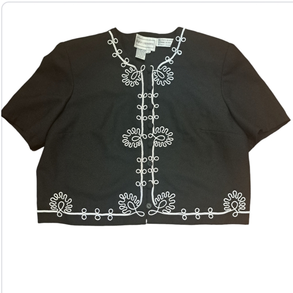 Vintage Karin Steven's Blouse, Size 12